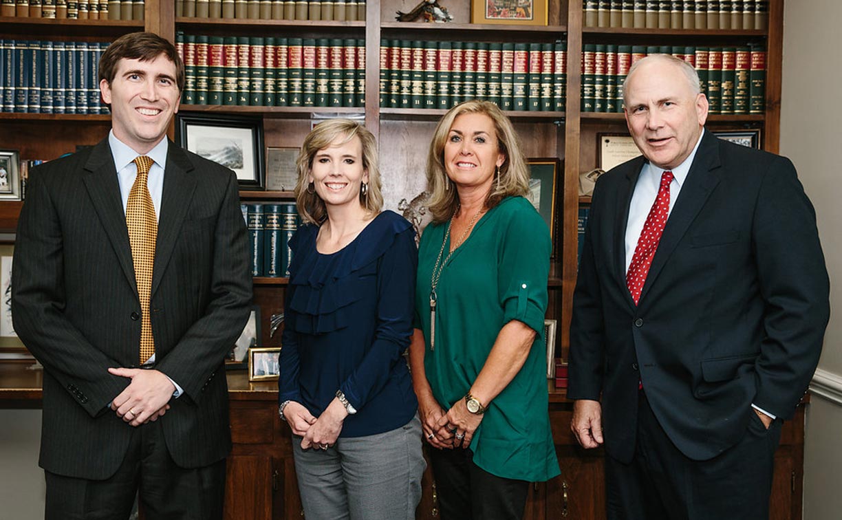 Hayes & Hayes Attorneys at Law | Rock Hill, SC | Attorneys of Hayes and Hayes with staff members inside of office